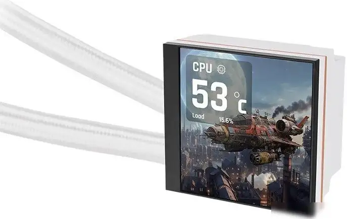 Система жидкостного охлаждения для процессора Thermaltake MAGFloe 420 Ultra ARGB Sync Snow Edition CL-W452-PL14SW-A – фото товара