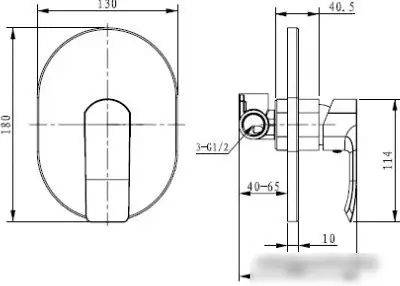 Смеситель Kaiser Aurora 67177 (хром) - фото товара