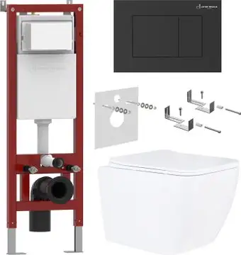 Унитаз подвесной Asten Readle Zentralmodul AR0601-135B - изображение в каталоге