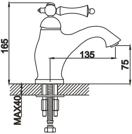 Смеситель Rose R0101 - фото товара