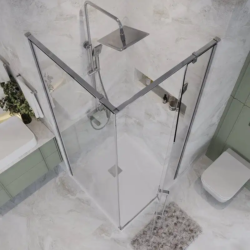 Душевой уголок Niagara NG-6631-34 90x90x195 (хром/прозрачное стекло) - фото товара