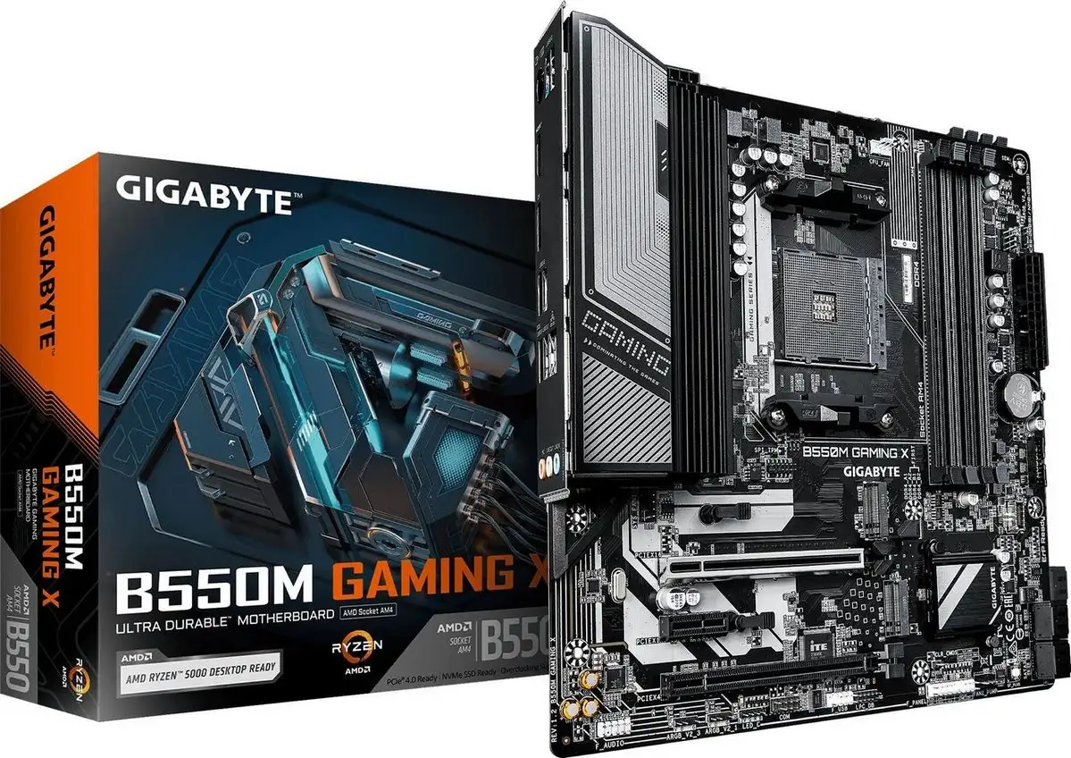 Материнская плата Gigabyte B550M Gaming X (rev. 1.2) – фото товара