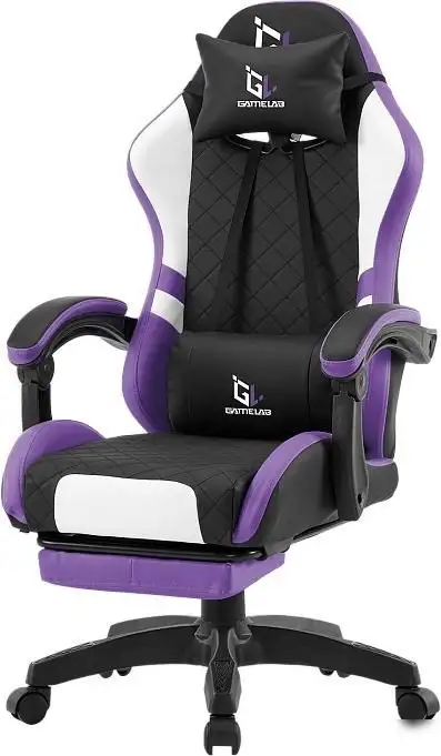 Игровое (геймерское) кресло GameLab Tetra Comfort GL-437 Violet (фиолетовый) – фото товара