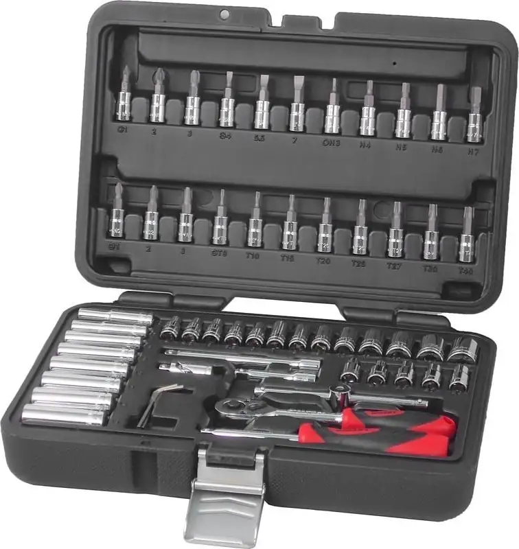 Набор трещотка с головками и битами Gigant Professional GPS 57 (57 предметов) – фото товара