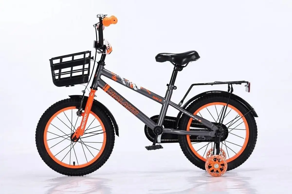 Детский велосипед Nialanti Spike 16 2025 (серый/оранжевый, разобранный ) – фото товара