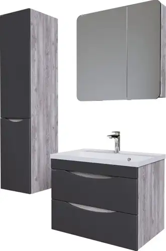 Grossman Шкаф с зеркалом Талис 80 L 208009