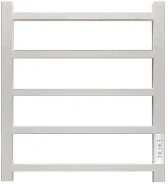 Полотенцесушитель Granula Квадро 50x60 (терморегулятор, белый глянец) - изображение в каталоге