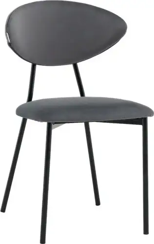 Стул Stool Group Квинси vd-kvinsy-b27 (велюр темно-серый) – изображение в каталоге