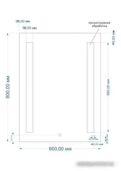 Cersanit Зеркало Led 020 base 60x80 – фото товара