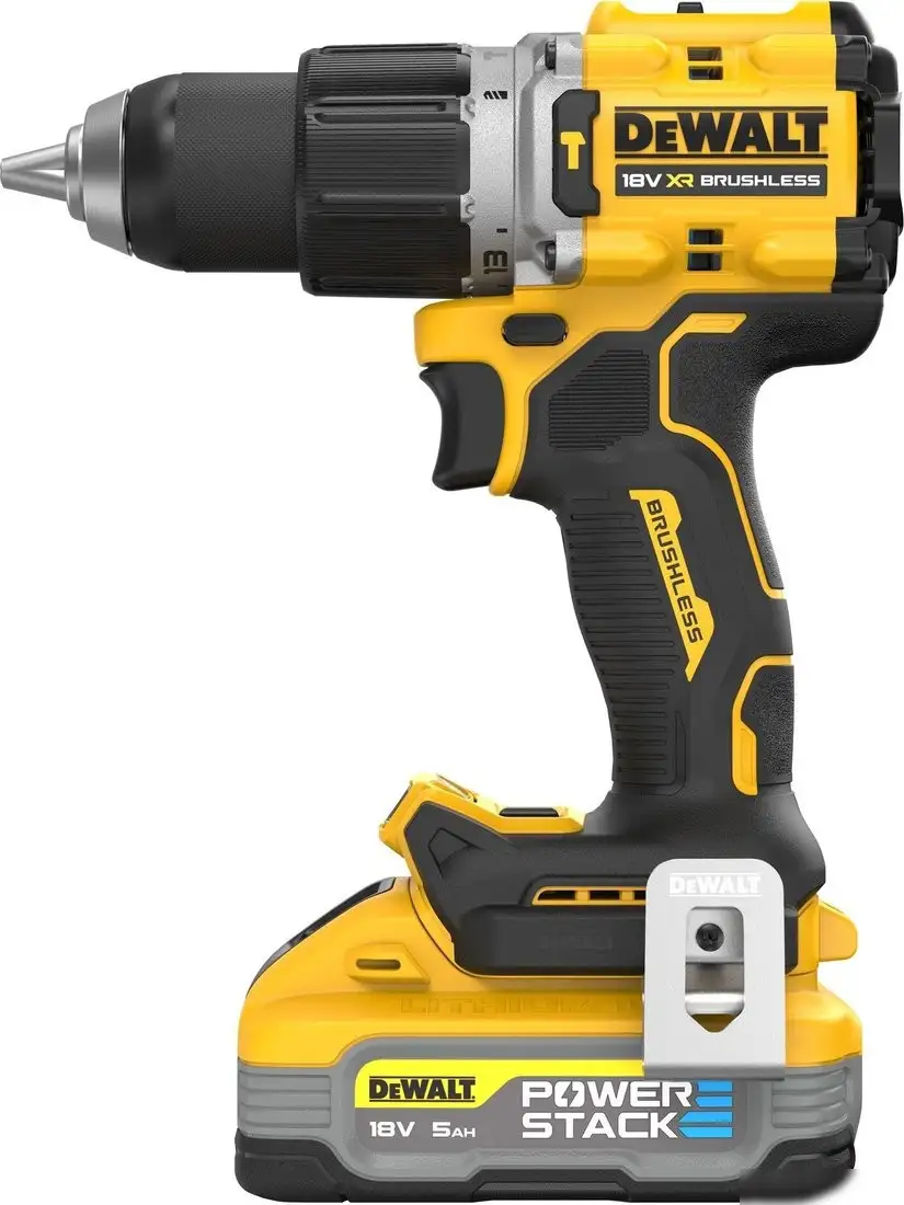 Ударная дрель-шуруповерт DeWalt DCD805H2T (с 2-мя АКБ 5 Ач, кейс) – фото товара