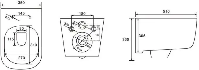 Унитаз Aquatek Либра AQ1148N-00 - фото товара