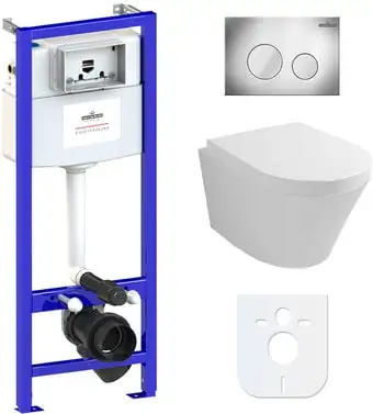 Унитаз Lavinia Boho Relfix Biore Rimless 6 в 1 77040102 - изображение в каталоге