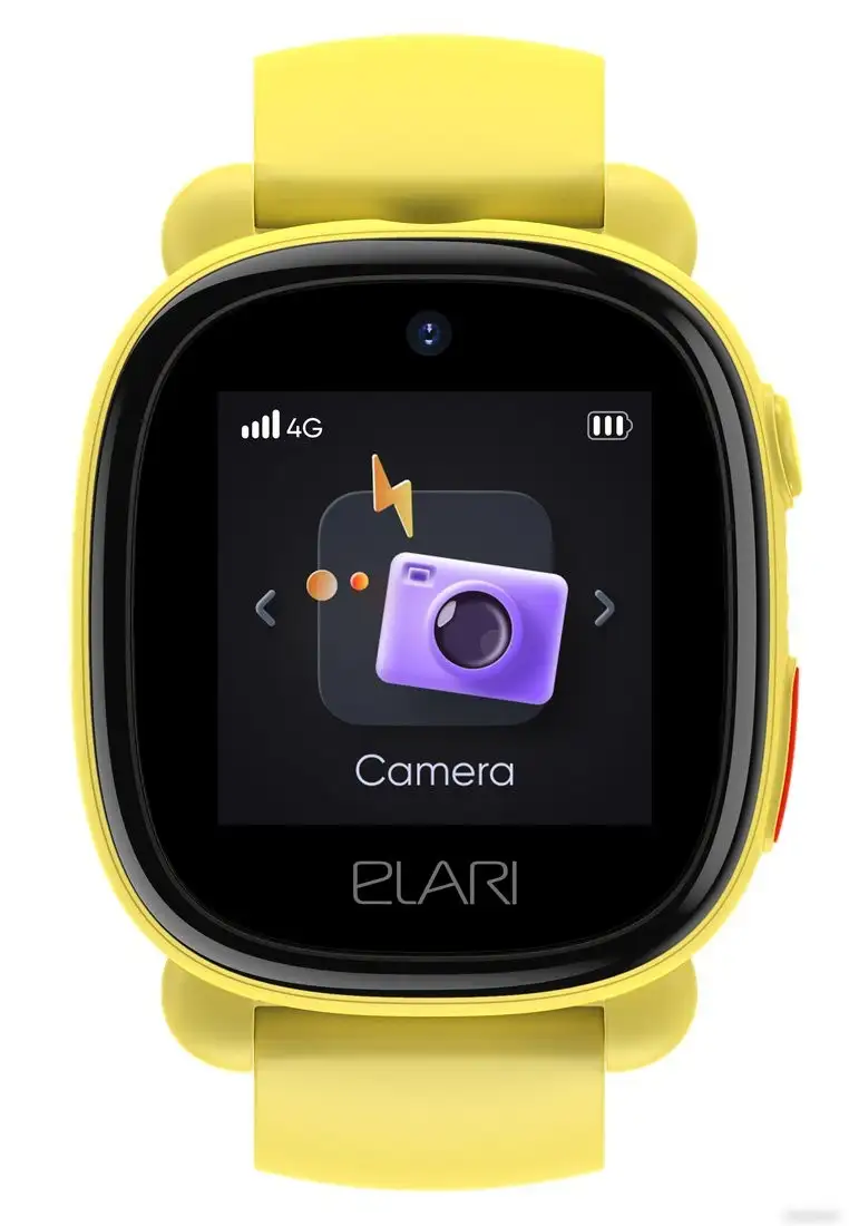 Детские умные часы Elari KidPhone 4G Lite (желтый) – фото товара