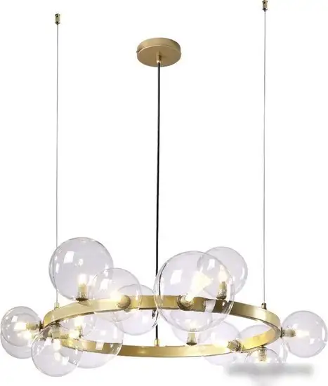 Подвесная люстра Crystal Lux AGATA SP15 V2 GOLD – фото товара