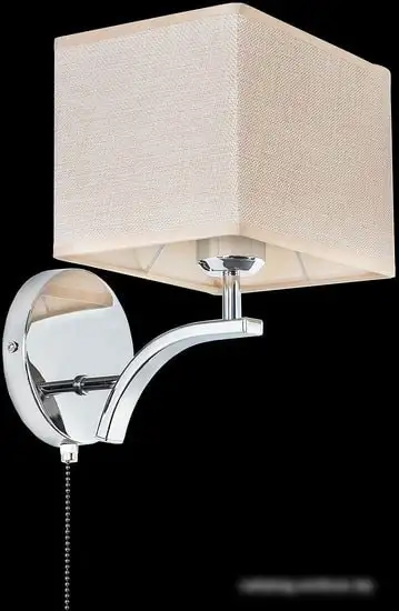 Бра Citilux Рондо CL460411 (хром/бежевый) – фото товара