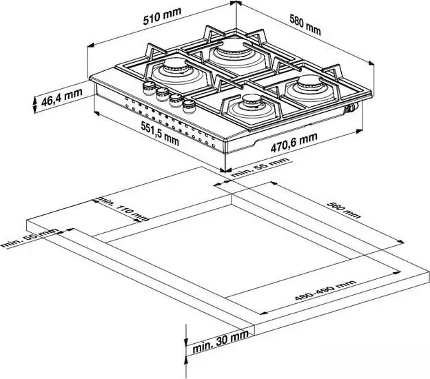 Варочная панель BEKO HILW 64235 S - фото товара
