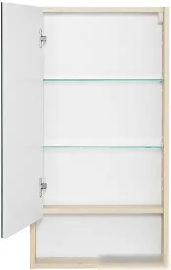 Акватон Шкаф с зеркалом Сканди 45 1A252002SDB20 (белый/дуб верона) – фото товара