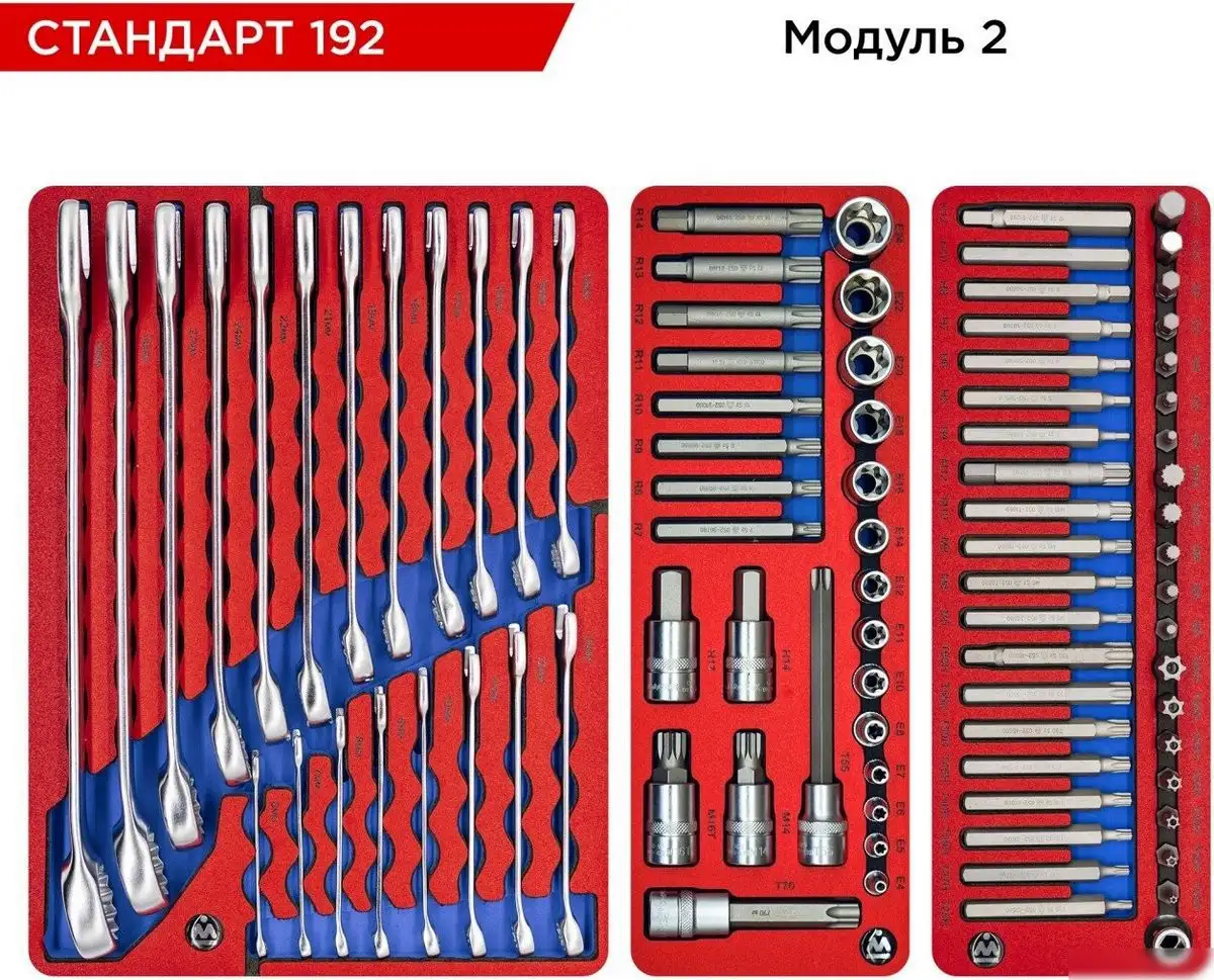 Универсальный набор инструментов Мастак 5-00192 (192 предмета) – фото товара