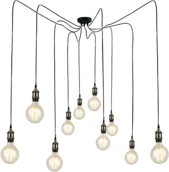 Подвесная люстра LOFT IT Spider LOFT1162A/10 – изображение в каталоге