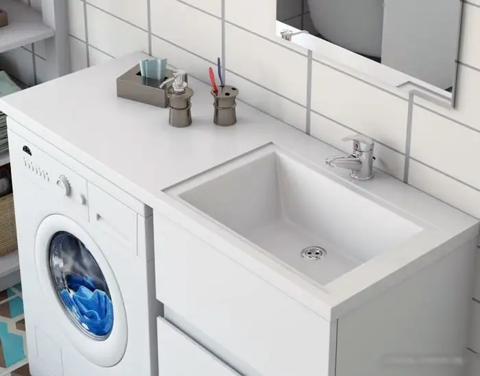 Умывальник Эстет Даллас 115, правая (белый) - фото товара