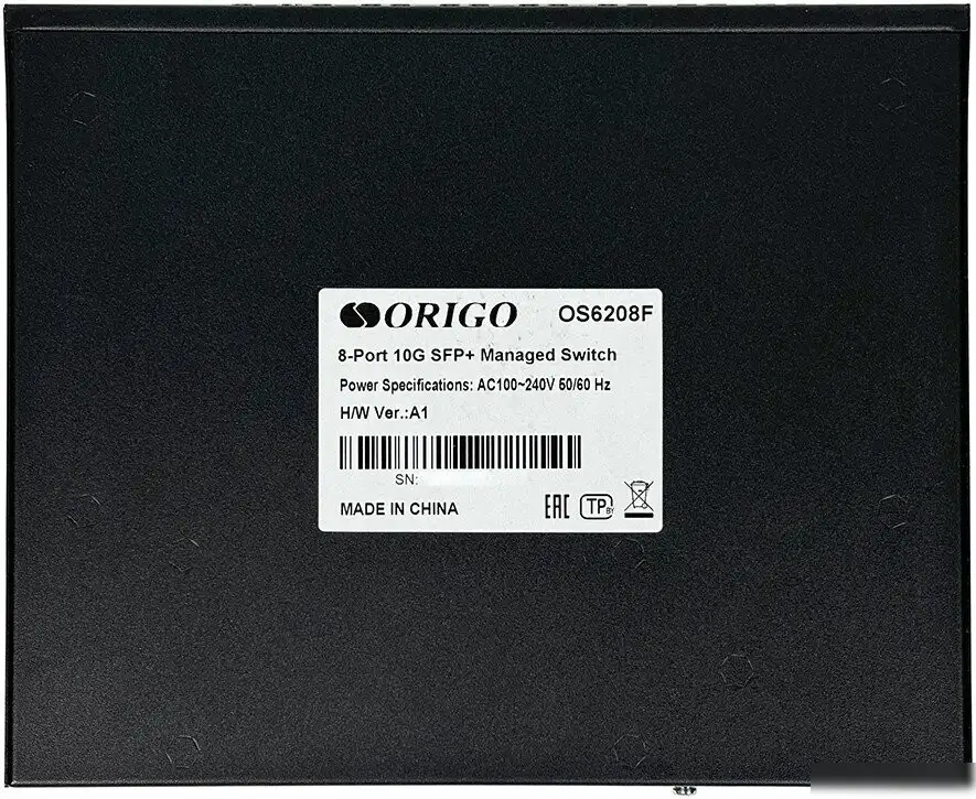 Управляемый коммутатор 2-го уровня Origo OS6208F/A1A – фото товара