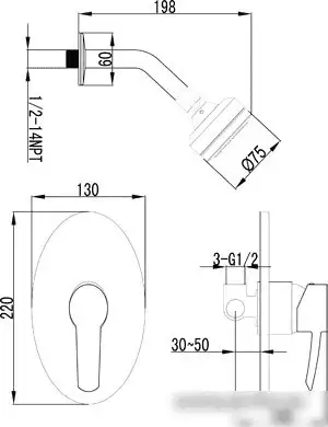 Смеситель Lemark ATLANTISS LM3220C - фото товара