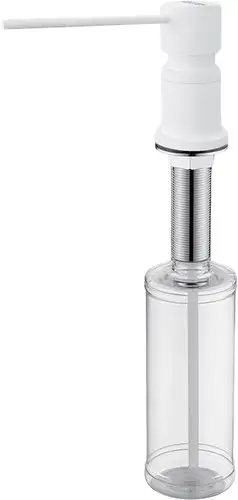 Дозатор для жидкого мыла Paulmark Kraft D003-431TW (белый/белый матовый)