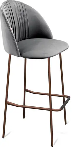 Стул Sheffilton SHT-ST35-1/S29 (угольно-серый/медный металлик) – изображение в каталоге