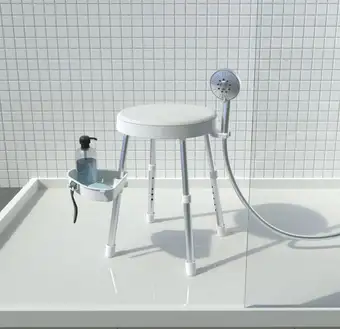 Стул для ванной комнаты Primanova Apollo M-KV37-01 (белый) – изображение в каталоге