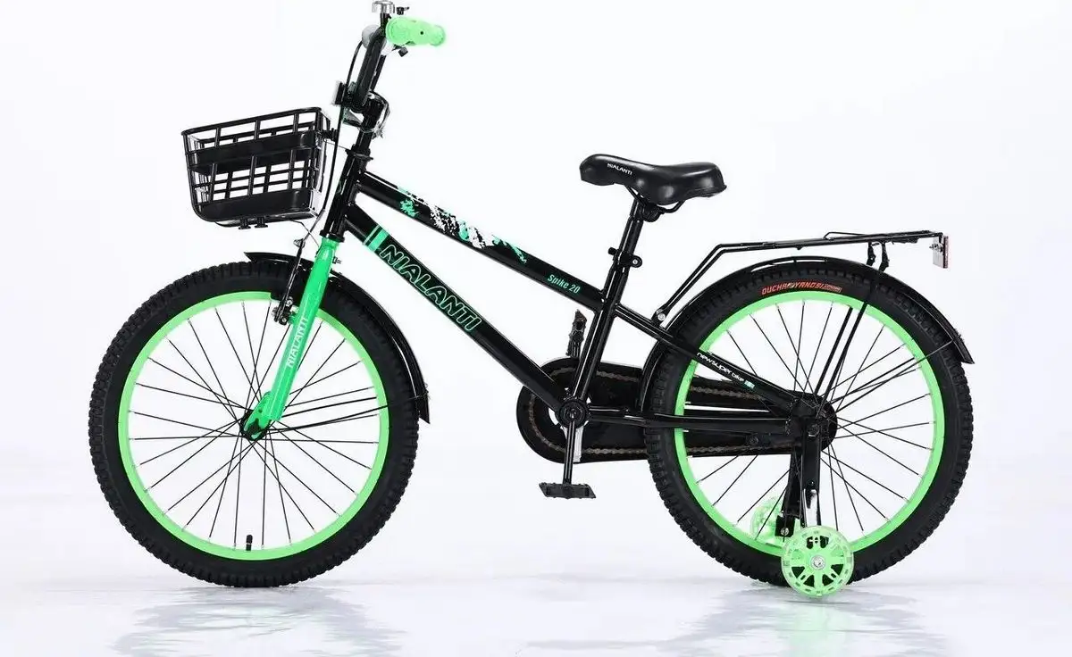 Детский велосипед Nialanti Spike 20 2025 (черный/зеленый, разобранный) – фото товара