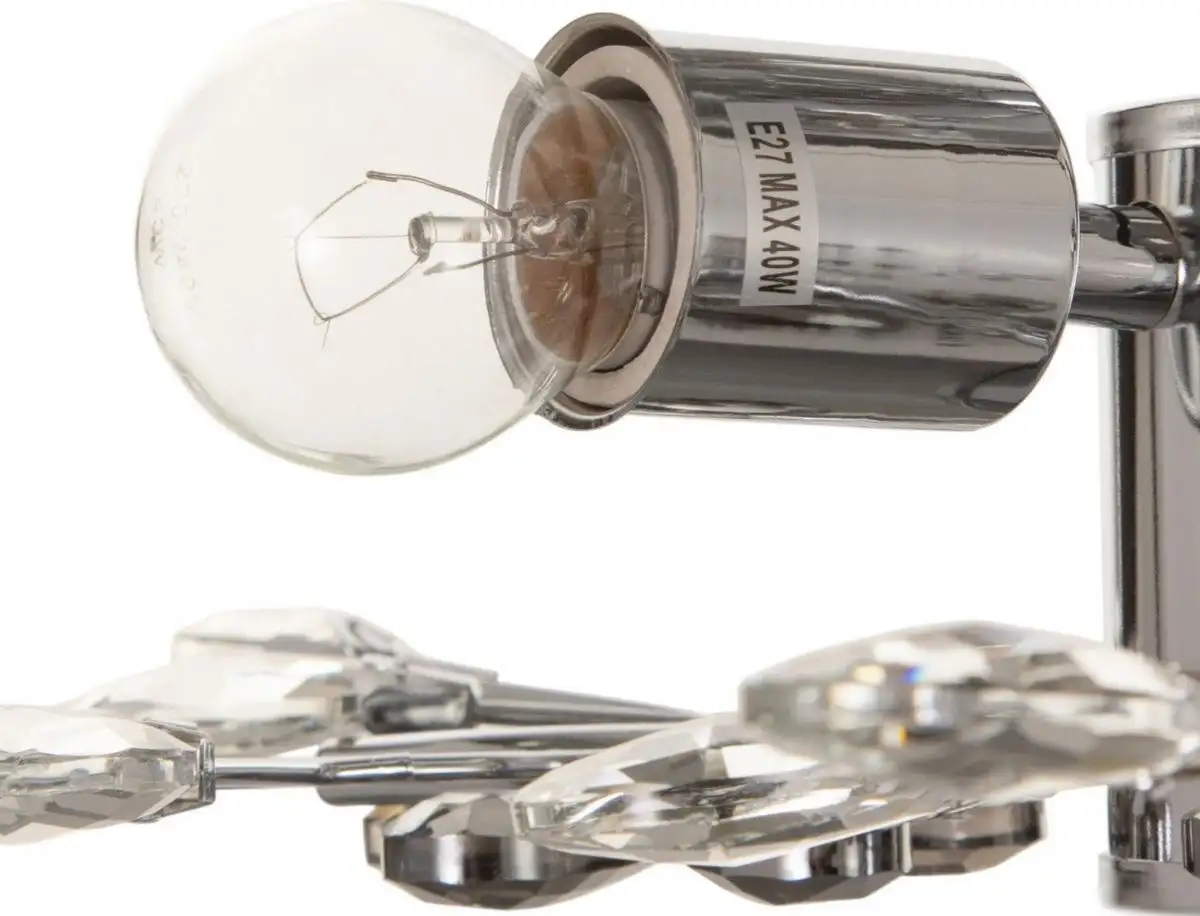 Припотолочная люстра BayerLux Цветы 10777421 (хром) – фото товара