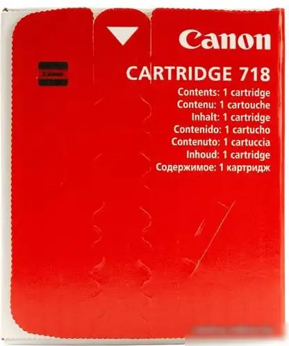Картридж Canon 718 Cyan (2661B002AA) – фото товара