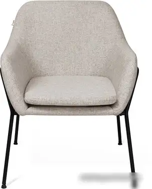 Интерьерное кресло Sheffilton SHT-AMS2 (серый дым/черный муар) – фото товара