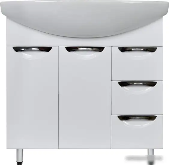 Doratiz Тумба Афина 80 под умывальник Балтика 80 (белый) – фото товара