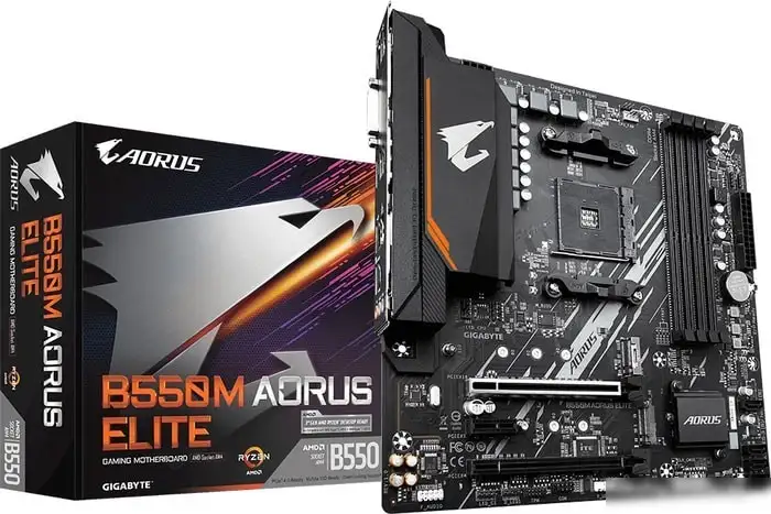 Материнская плата Gigabyte B550M Aorus Elite (rev. 1.0) – фото товара