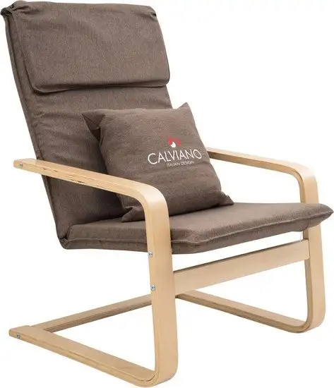 Интерьерное кресло Calviano Soft 1 (коричневый) – фото товара