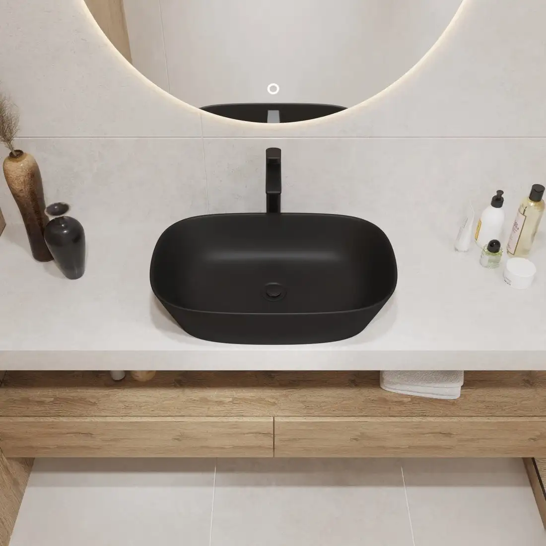 Умывальник Lauter 21393-60-A + клапан 21190B - фото товара