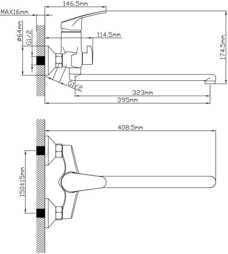 Смеситель AV Engineering AVROM7-A103-222 - фото товара