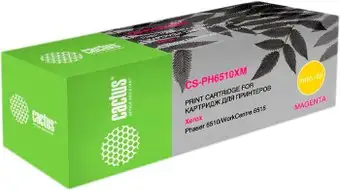 Картридж CACTUS CS-PH6510M (аналог Xerox 106R03486) – изображение в каталоге