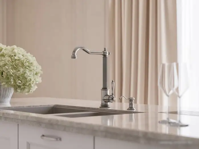 Смеситель Omoikiri Toshima SI (античное серебро) - фото товара