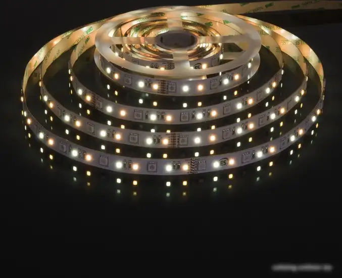 Светодиодная лента Elektrostandard 24V 16W 90Led 5050+2835+2835 IP20 MIX RGB/теплый белый/холодный белый, 5м a053707 – фото товара