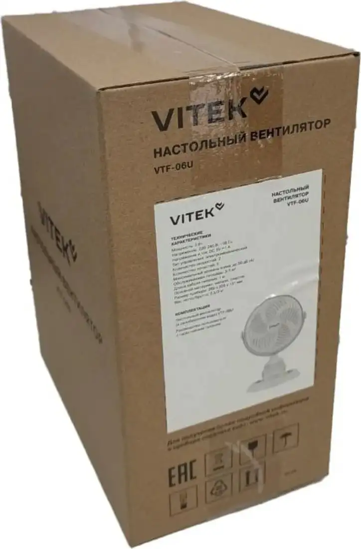 Вентилятор Vitek VTF-06U - фото товара
