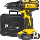 Дрель-шуруповерт Kolner KCD 14.4/2LC (с 2-мя АКБ)