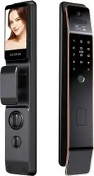 Дверной замок Roome Tuya 3D face intercom Lock 3D face-1 (черный) – изображение в каталоге