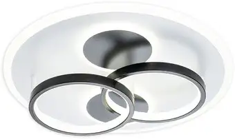 Припотолочная люстра Escada 10235/4LED Round (черный/белый) – изображение в каталоге