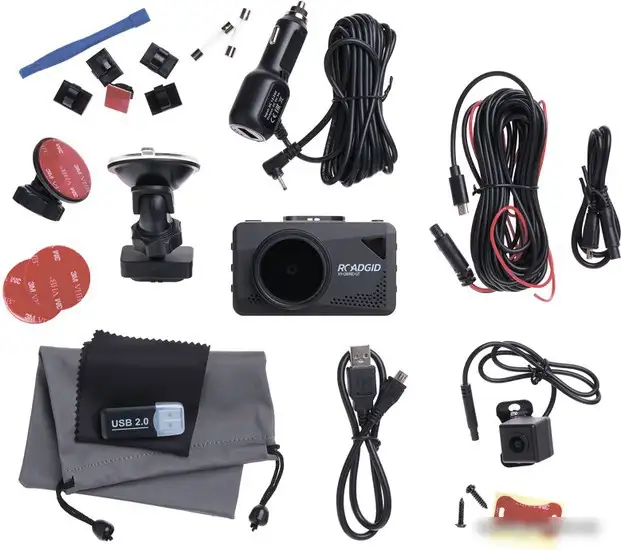 Видеорегистратор-радар детектор-GPS информатор (3в1) Roadgid X9 Gibrid GT 2CH – фото товара