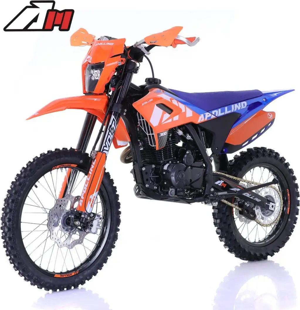 Мотоцикл Apollino Enduro AM 300 21/18 (оранжевый/синий) – фото товара