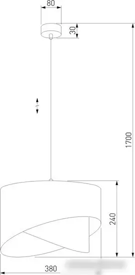 Подвесная люстра TK Lighting 4820 Grant White – фото товара