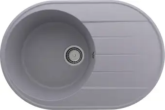 Кухонная мойка Ulgran Quartz Nora 750-05 (бетон) - изображение в каталоге