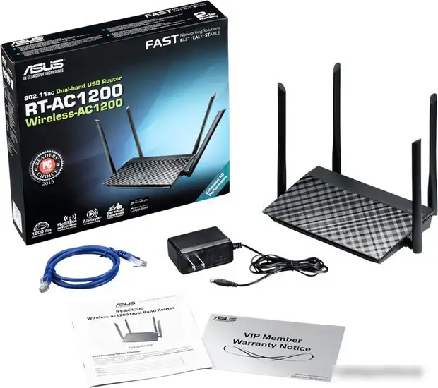 Беспроводной маршрутизатор ASUS RT-AC1200 – фото товара